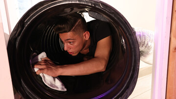 Sexy blokes get intimate the hard way ahead of a serious fuck