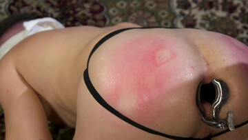 Spanked male slave craves cock down the ass in rough bareback maledom