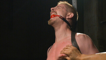 Naked male shows off naked whilst sticking huge toys in the butt hole