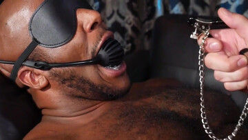 Black male endures harsh sexual punishment from his dominant white lover