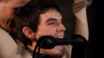 Merciless ass maledom for a twink that plays obedient until the end