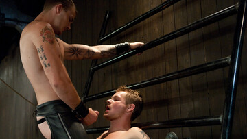 Naked maledom perversions between Trent Diesel & Christian Wilde