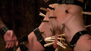 BDSM with clothespins and plenty of subtle cock play