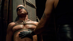 Dominant dude has a cock- and ball-worshipping whore