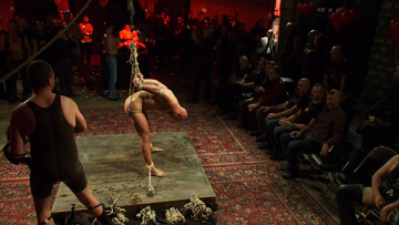 Ruthless anal in bondage fetishes whilst others wait their turn