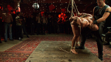 Ruthless anal in bondage fetishes whilst others wait their turn