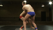 Rough wrestling kinks in the ring between muscular men with big cocks