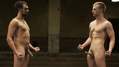 Rough wrestling kinks in the ring between muscular men with big cocks