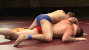 He takes dick like a sword swallower after the match