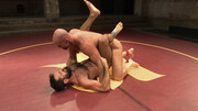 Naked gay fucking wrestling with Mitch Vaughn and Rich Kelly
