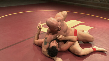Naked gay fucking wrestling with Mitch Vaughn and Rich Kelly