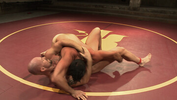 Naked gay fucking wrestling with Mitch Vaughn and Rich Kelly