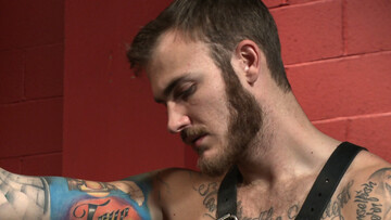 Chained male slave gets anal drilled in the ultimate positions