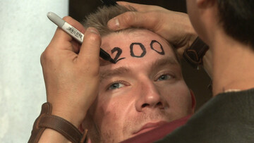 Slutty Gladiator-themed gangbang with humiliation