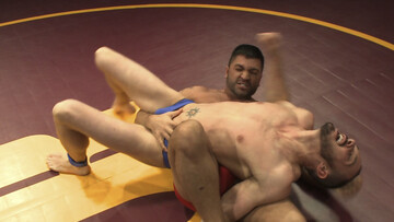 Ground and pound: Kirk Cummings and Dominic Pacifico
