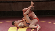 Wrestling match leads these men closer together in sexual kinks