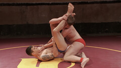 Wrestling match leads these men closer together in sexual kinks