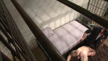 Jailed males try naughty anal perversions and rough blowjob