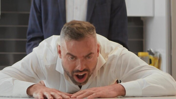 Muscular DILF lets younger wolf fuck his ass in insane positions