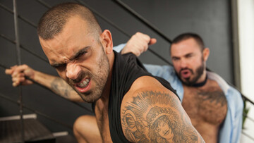 Strong guys with sexy beards are enjoying the best banging