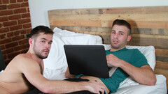 Flaming men provide webcam moments of raw anal pleasure