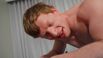 Deep bareback anal after sensual rimming between two hot males