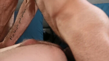 Blonde boy moans with more and more dick gapping his tight ass