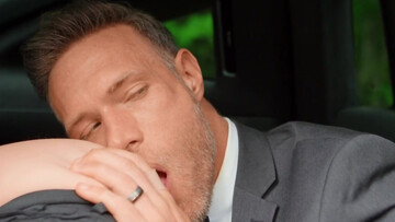 Wedding day fuck with two super-hot dudes and chauffeur