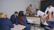 Nude men fuck in front of a whole class to provide quality gay content