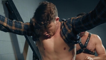 Naked men fuck in restless maledom after a naughty ass spank