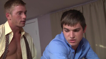 Co-workers fuck in the empty office and share restless scenes
