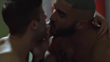 Appealing man with big muscles devours young ass in insane positions