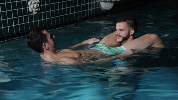 Fine lads consume their lust for cock in the soft sheets