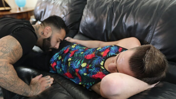 Stepfather is going to suck dick and fuck a slut