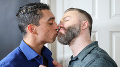 Appealing lovers try fucking on camera in a loud homemade romance