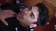 Guy in sexy sneakers gets power-fucked in a group vid