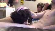 Amateur orgy with licking, doggystyle, and orgasms