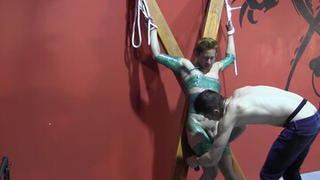 Cock craving twink is going to be taped up in the nude