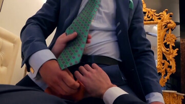 Office Latino fuck with dudes in the suits fucking