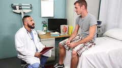 Hairy bear daddy is going to get fucked by his patient